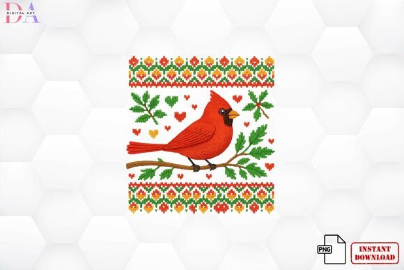 Download Ugly Christmas Sweater Cardinal PNG - Premium Resources