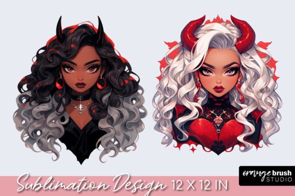 Download Halloween Dolls Clipart, Devil Girl PNG - Halloween dolls Collection
