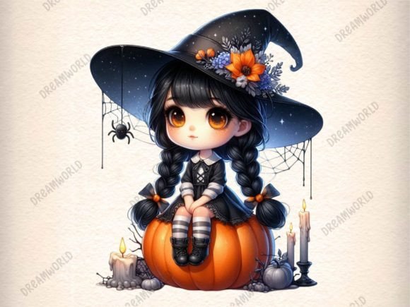 Download Cute Halloween Dolls Clipart - Halloween dolls Collection